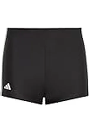 adidas Classic 3-Stripes Swim Boxers Bañador bóxer, Niños, Multicolor (Black / White), 11-12 Years