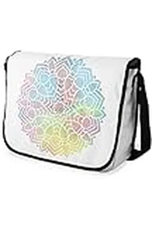 Bonamaison Bolsa de Mensajero con Estampado Digital con Correa Negra para Estudiantes, Bolsa de Cuerpo Cruzado, Bolsa de mensajería, Bolsa de Hombro para niños, niñas, niños, tamaño: 29 x 36 cm
