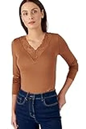 Damart Camiseta de Manga Larga de Encaje Thermolactyl Invisible, , M para Mujer