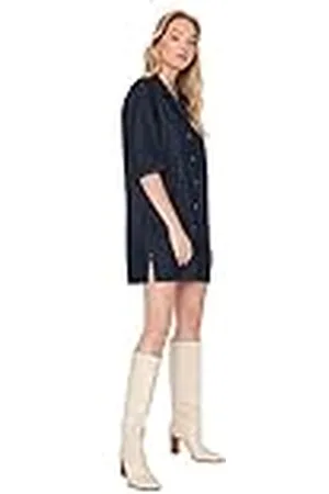 Trendyol TWOAW23EL00657/Lacivert Vestido, , 42 para Mujer