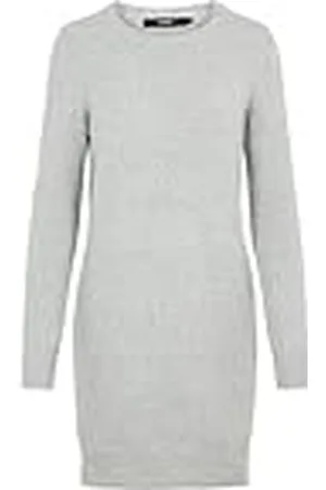VERO MODA Vmdoffy Ls O-neck Dress Noos vestido, , 38 (Talla del fabricante: Small) para Mujer