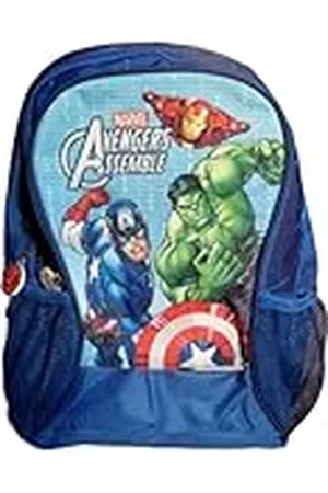 Disney Mochila Avengers 38 x 22 x 12, Escuela y el Ocio, diseño superhéroe y práctica Diaria, Azul Marino, Bolsa