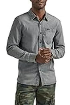 Lee Camisa de Manga Larga para Hombre Extreme Motion, Multiusos, Cuello Abotonado, , S