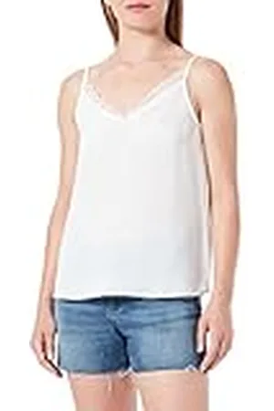 ONLY Onlanna SL Mix Lace Singlet Wvn Camiseta sin Mangas, , XS para Mujer