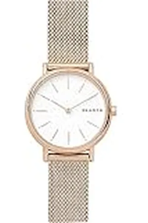 Skagen Signatur reloj para mujer, movimiento de cuarzo con correa de acero o piel, , 30MM