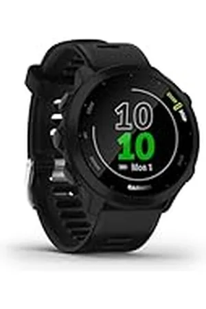 Garmin Forerunner 55, Reloj inteligente para running con GPS, Planes de entrenamiento, Notificaciones y seguimiento del bienestar, Color