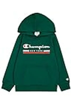 Champion Legacy Graphic Shop B (306837) -Ultra-Light Soft Compact Powerblend Fleece Sudadera con Capucha, , 3-4 años para Niños