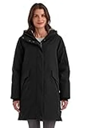 G.I.G.A. DX by killtec Mujer Parka funcional/parka impermeable con capucha GW 12 WMN PRK, schwarz, 36, 43355-000