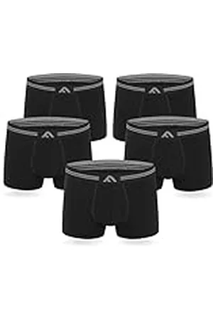FM London Bóxers de bambú para hombre paquete de 5 con diseño elástico, , XL