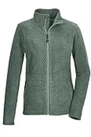 Killtec Mujer Chaqueta polar con cuello alto KOW 106 WMN FLC JCKT, grüngrau, 42, 41796-000
