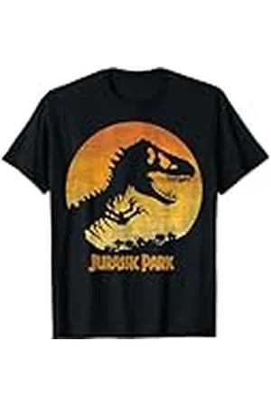 Jurassic Park Logotipo de Sunset Style Gradient Camiseta