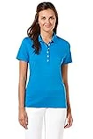 Callaway De Golf para Mujer Polo de Manga Corta piqué Abierto de Malla Camiseta - CGW437, Small