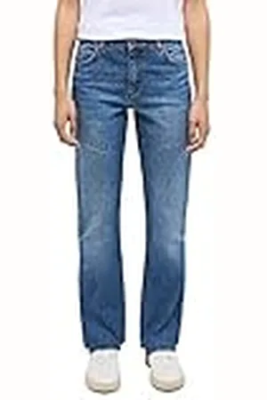 Mustang Estilo Crosby Relaxed Straight Jeans, , 28W x 30L para Mujer