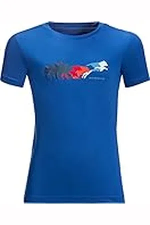 Jack Wolfskin Jumping Wolf T K Chaqueta, , 13-14 Unisex niños
