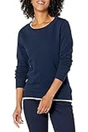 Amazon Sudadera de Forro Polar con Cuello Redondo (Disponible en Tallas Grandes) Mujer, , L