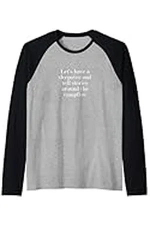 Statement Blend Vamos a tener una fiesta de pijamas y contar historias alrededor de la fogata Camiseta Manga Raglan