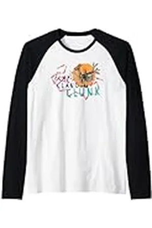 Clangers Flap Clang Clunk The Iron Chicken Retro Camiseta Manga Raglan