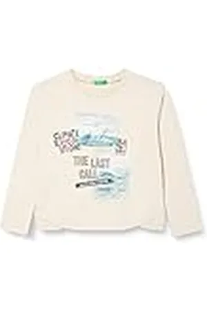Benetton M/L 3VR5C108R Camiseta DE Manga Larga, , 122 para Niñas