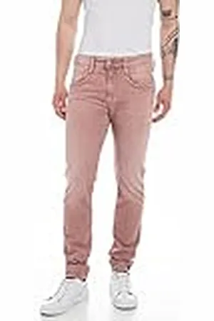 Replay M914Y Anbass Natural Dyed Jeans, , 27W / 30L para Hombre