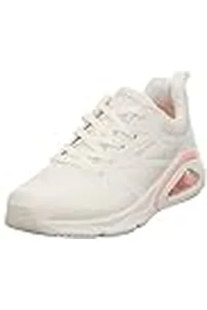 Skechers Tres Air Uno Revolution Airy, Zapatillas Mujer, White, 35.5 EU