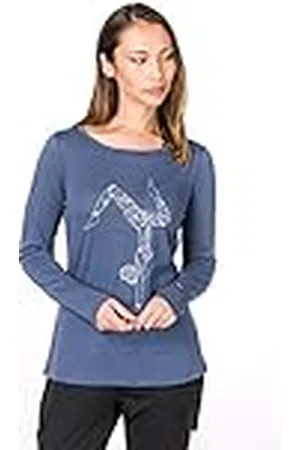 Supernatural W Graphic 140 Camiseta de Manga Larga de Lana Merino, Mujer, , Large