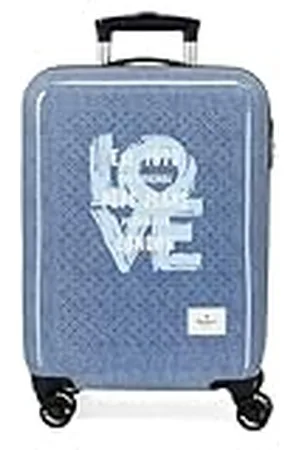 Pepe Jeans Noni Denim Maleta de Cabina 38x55x20 cms Rígido 2 kgs Cierre de combinación Lateral ABS 2 kgs 34L Equipaje de Mano by Joumma Bags