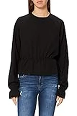 NA-KD Flounce Detail Jersey Top Blusas, , S para Mujer