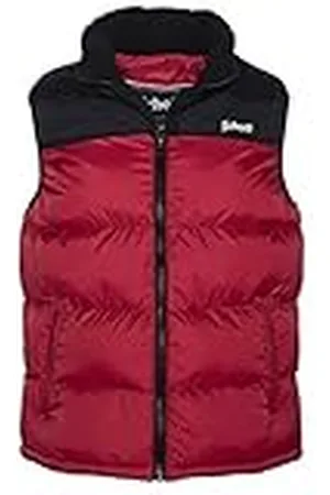 Schott NYC UTAHV, Chaleco de plumas con hombros Hombre, , M