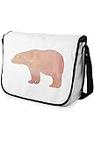 Bonamaison Bandolera con impresión Digital y Correa Negra para niñas y niños, para Estudiantes, tamaño: 29 x 36 cm