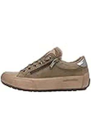 Candice Cooper Zapatillas Deportivas de Piel y Ante con Cremallera, 37