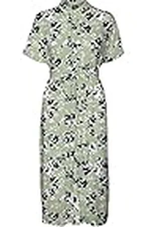 VERO MODA Vmmenny SS Calf Shirt Dress Wvn Ga Vestido, , XS Mujeres