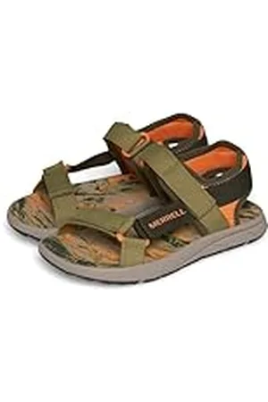 Merrell Kahuna Web 2.0, Sandalias Deportivas, Olive/Orange, 36 EU