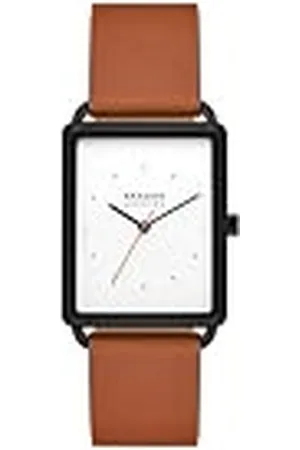 Skagen Reloj Analógico para Hombre de Cuarzo con Correa en Cuero SKW6929