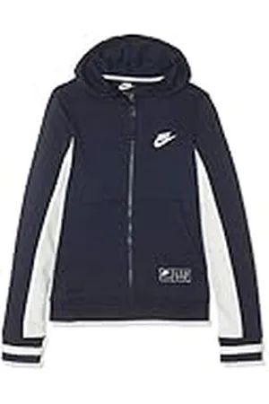 Nike B Nk Air H FZ Sudadera, Niños, Azul (Obsidian/Sail), XS