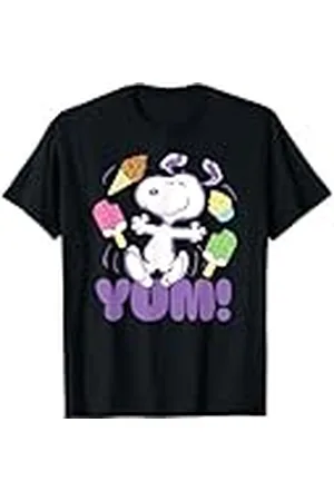 Peanuts Helado Yum Snoopy Camiseta