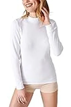 Damart Camiseta Thermolactyl, Cuello Alto, canalé Polar, Manga Larga Ropa Interior, , L para Mujer