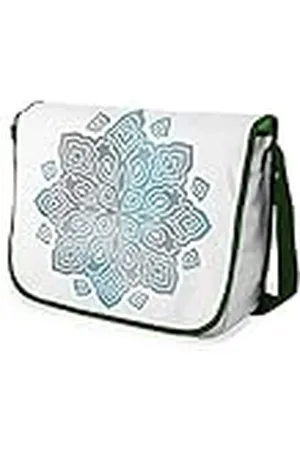 Bonamaison Impresas digitalmente Bolsos de Escuela Messenger con Correa de Caqui para niñas y jóvenes, Bolso Bandolera para Estudiantes, tamaño: 29 x 36 cm