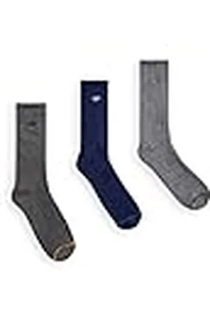 Dockers 3 Pack Ribbed Crews With 1/2 Cushion One Size