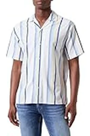 JACK & JONES Jprblapalma Resort Camiseta S/S Sn Camisa de Manga Corta, , L para Hombre