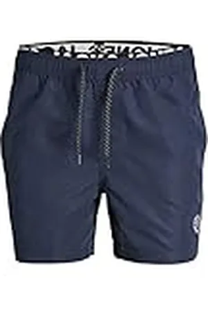 JACK & JONES Jpstfiji Jjswim Db Wb Ly Sn Bañador corto, Hombre, , XS