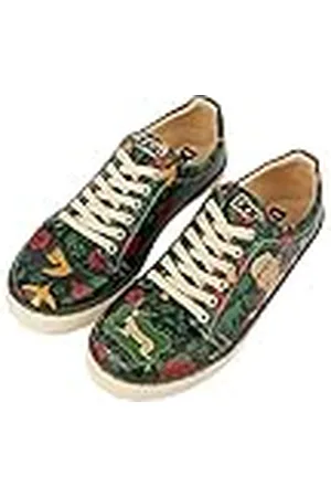 Dogo FKL Sneakers, Zapatos Frida Kahlo de Mujer, Arrows, Zapatos Veganos Estampados,37 EU
