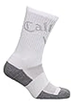 Callaway Calcetines de algodón para Hombre, Color Blanco y Gris, Talla S/M, Taille Unique