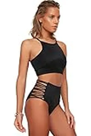 Trendyol Bikini de Cintura Alta y biomizado, Seis Parte Inferior, , 38 para Mujer