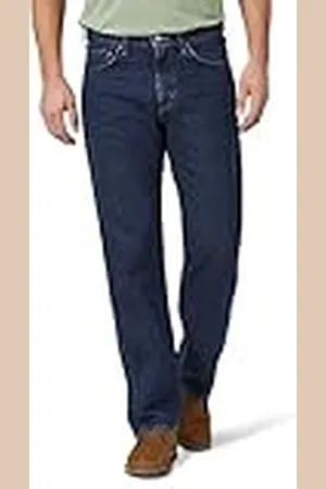 Wrangler Vaqueros clásicos de algodón para Hombre, Cinco Bolsillos, Corte Holgado, , 40W x 36L