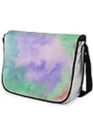 Bonamaison Bolsa de Mensajero con Estampado Digital con Correa Negra para Estudiantes, Bolsa de Cuerpo Cruzado, Bolsa de mensajería, Bolsa de Hombro para niños, niñas, niños, tamaño: 29 x 36 cm
