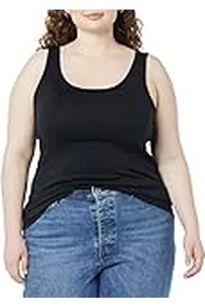 Amazon Camiseta de tirantes de talla grande Mujer, Pack de 2, , XL Grande