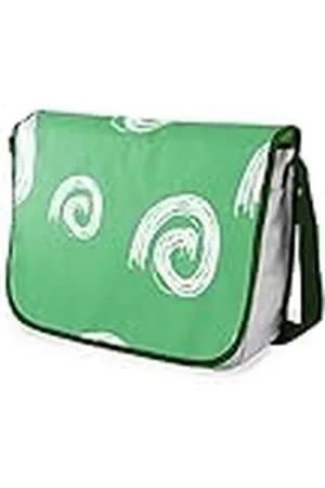 Bonamaison Bolso Bandolera con Estampado Digital con Correas de Color Caqui para niñas y niños, para Estudiantes y para Llevar al Hombro, tamaño: 29 x 36 cm