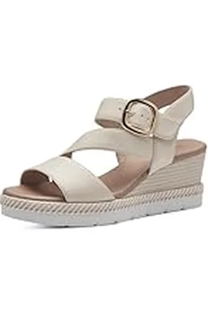 Jana Softline 8-28370-42 400 Wedge Plateau Sandale Komfortable Mehrweite Alltagsschuh Festlich Elegant, Sandalias con cuña Mujer, 37 EU Ancho