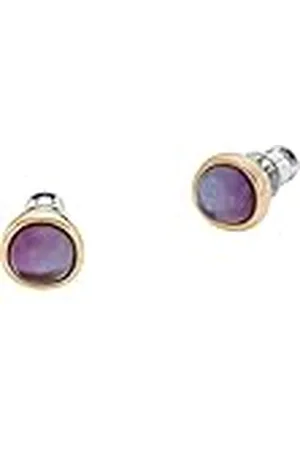 Skagen Pendientes para Mujer en Acero Inoxidable o Semipreciosos con Cierre Posterior de Pasador