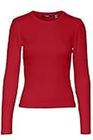 VERO MODA Vmchloe LS Short Top Ga Jrs Noos Camiseta de Manga Larga, , XXL Mujeres
